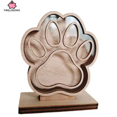 Spardose Katze aus Holz