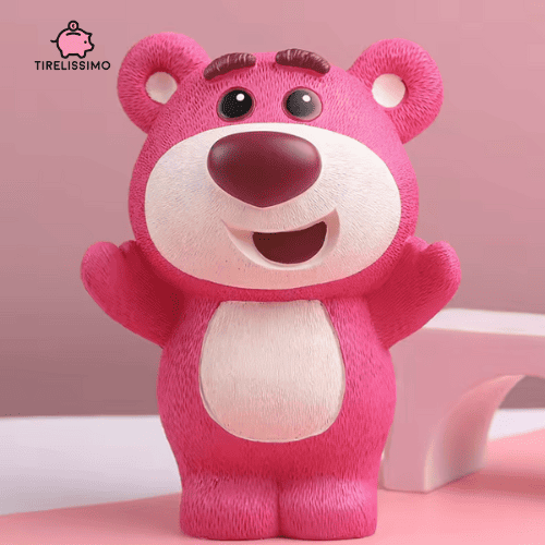 Tirelire Ours Rose
