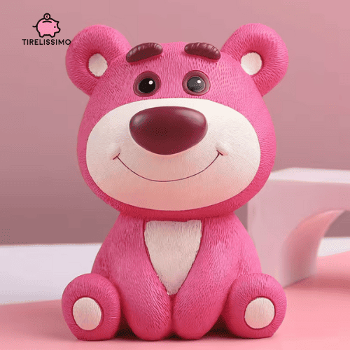 Tirelire Ours Rose