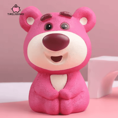 Tirelire Ours Rose