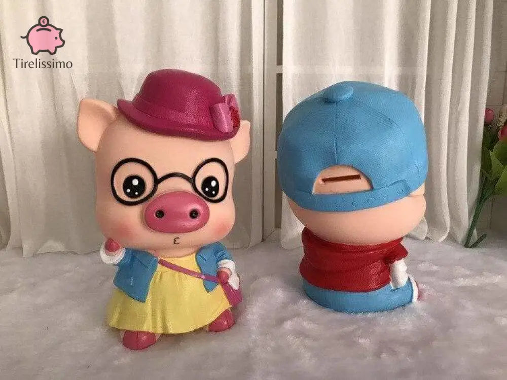 Tirelire Cochon En Plastique