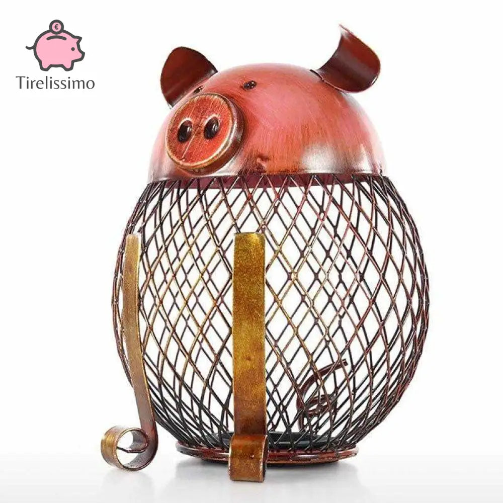 Tirelire Cochon Fonte