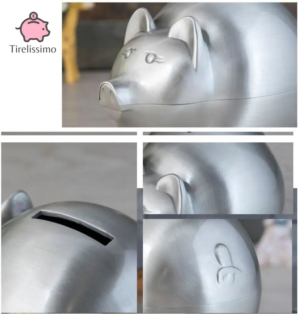 Tirelire Cochon Métal