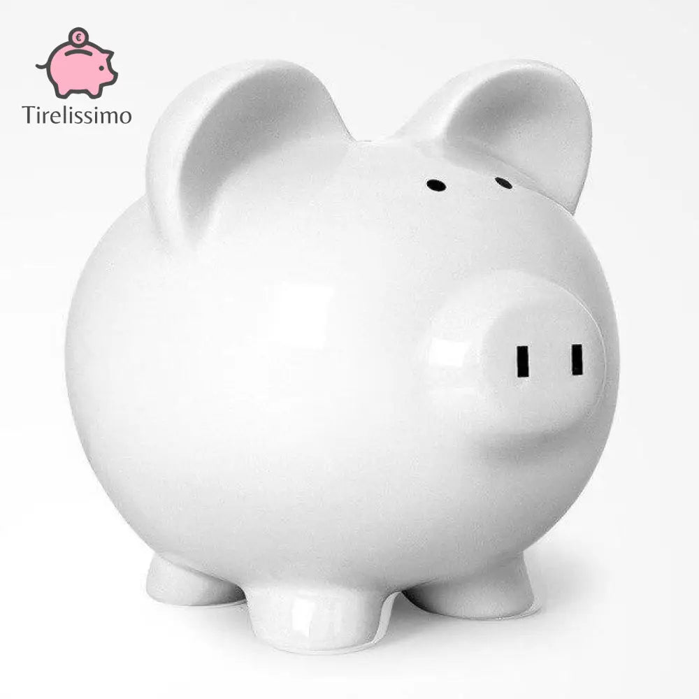 Tirelire Cochon Xxl Blanc / 1