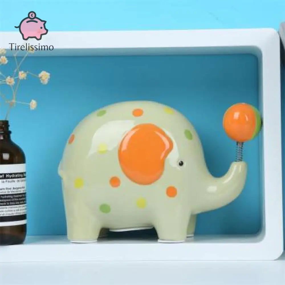 Tirelire Éléphant Bébé Pistache