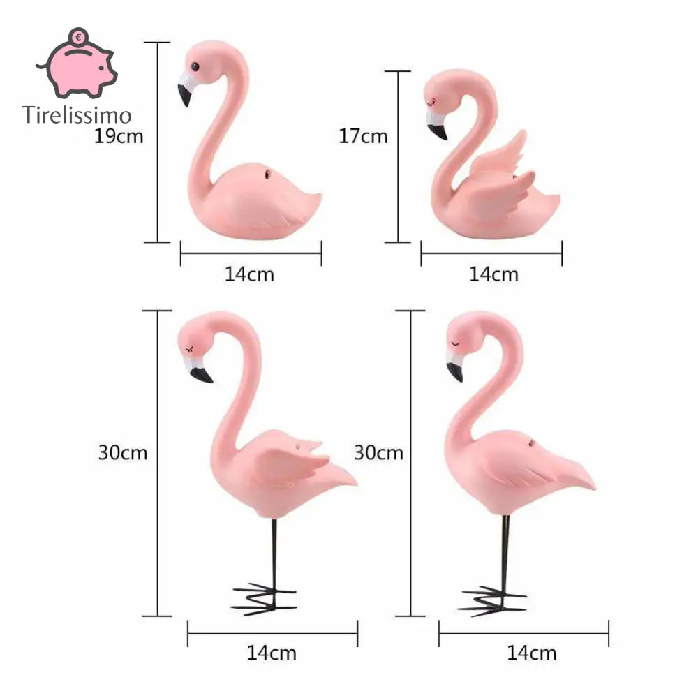Tirelire Flamant Rose