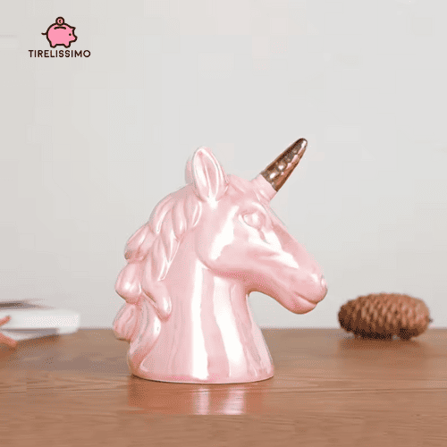 Vintage Einhorn Sparschwein