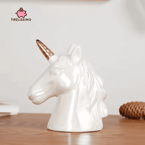 Vintage Einhorn Sparschwein