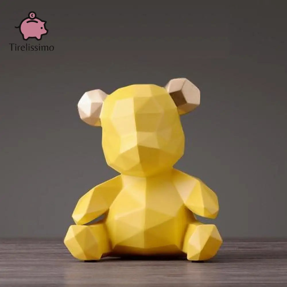 tirelire ourson jaune