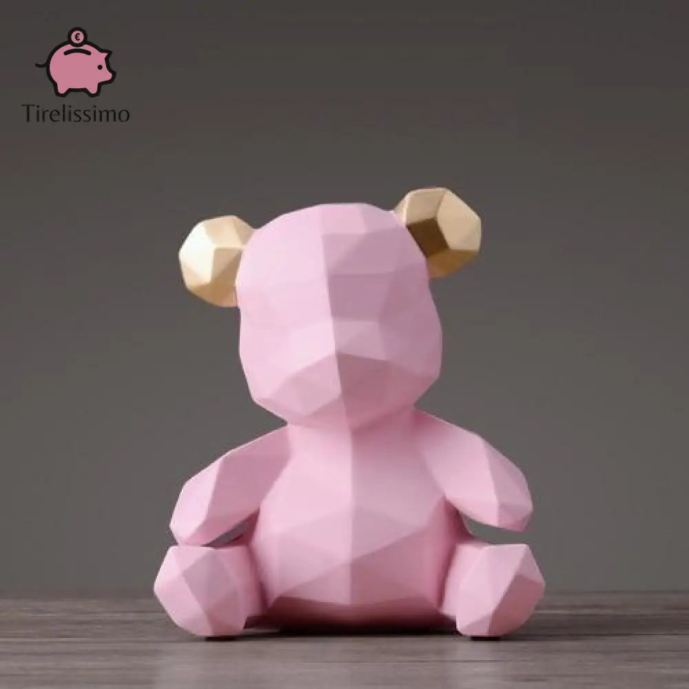 tirelire ourson rose