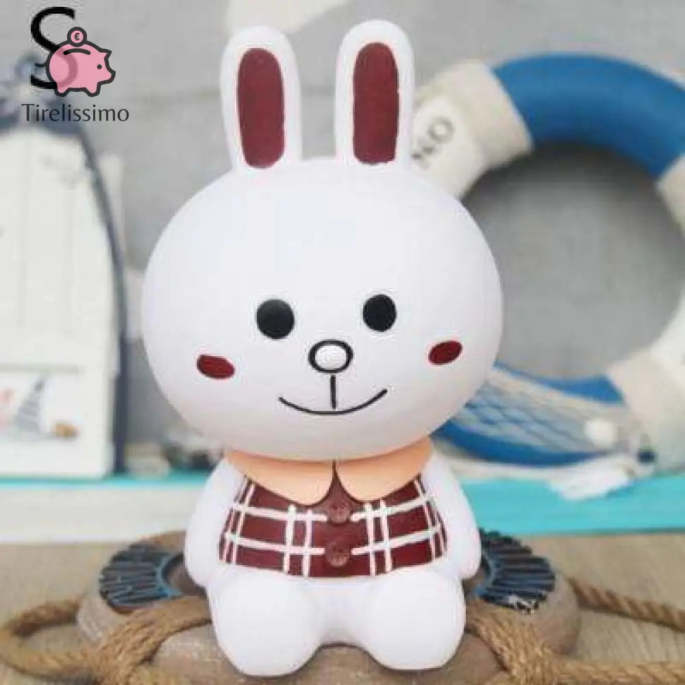 Tirelire Petit Ours Brun Lapin