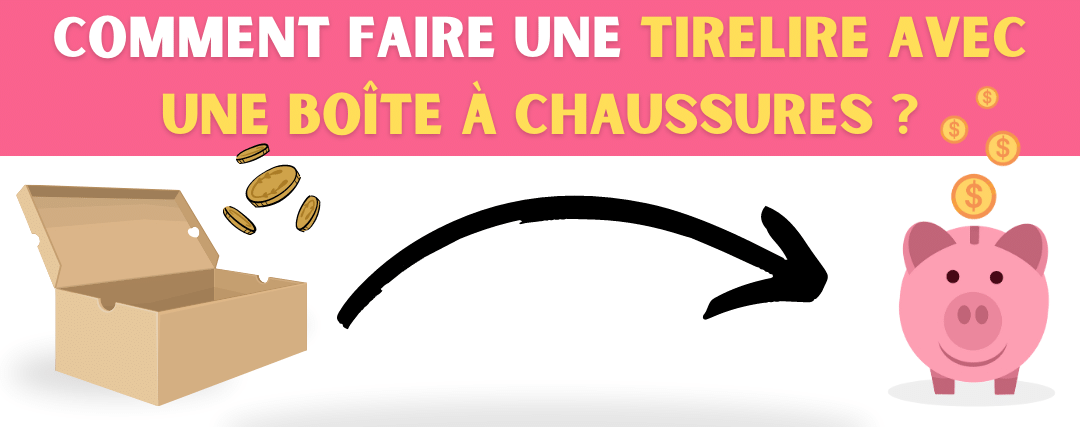 Comment faire une tirelire avec une boîte à chaussures