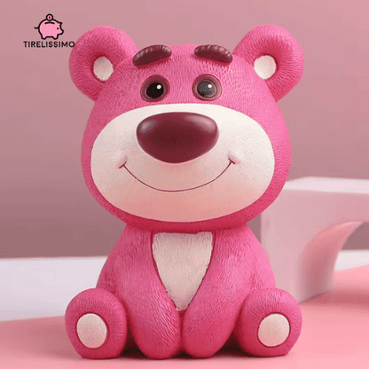 Tirelire Ours Rose