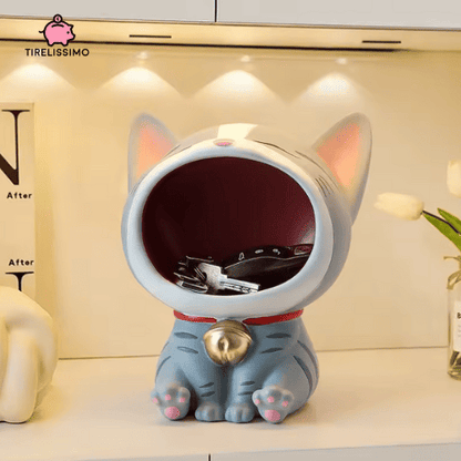 Tirelire Chat Mange Pièce