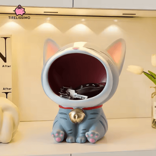 Tirelire Chat Mange Pièce