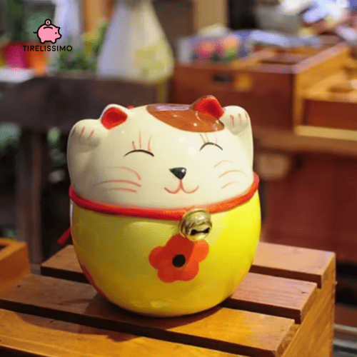 Tirelire Chat Rose - Tirelissimo