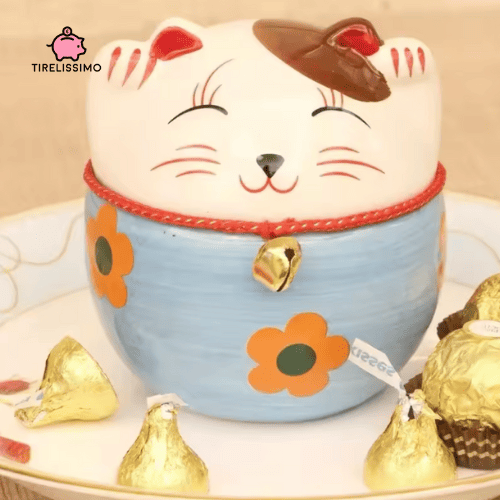 Tirelire Chat Rose - Tirelissimo