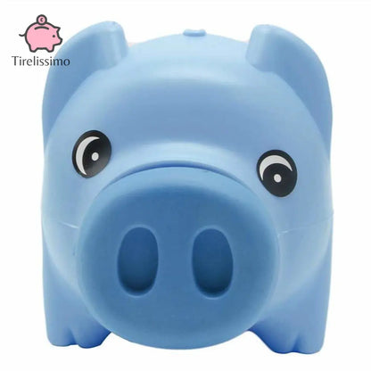 Tirelire Cochon Bleu