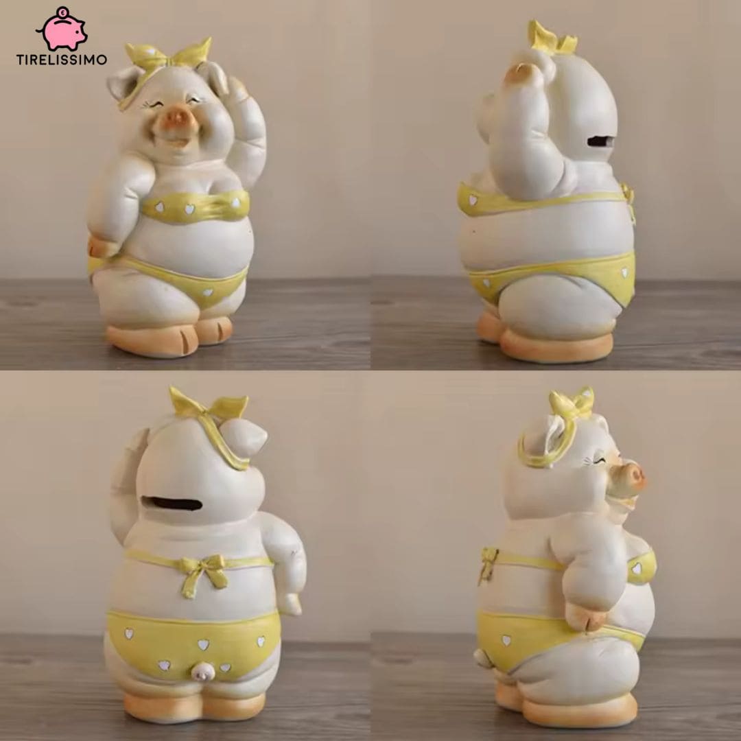 Tirelire Cochon Couple
