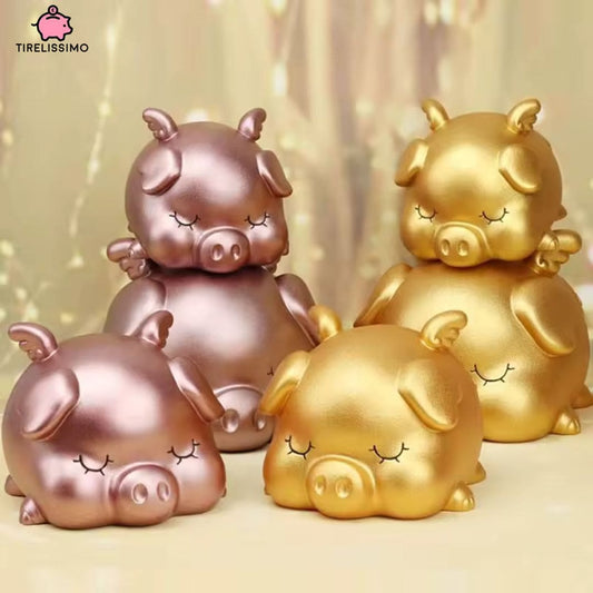 Tirelire Cochon Lingot Dor 