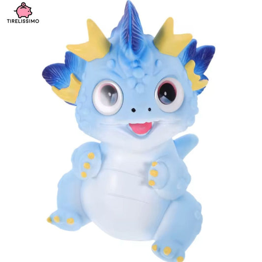 Tirelire Dragon Bleu