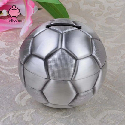 Tirelire Originale<br> Ballon de Foot en Metal-Tirelissimo