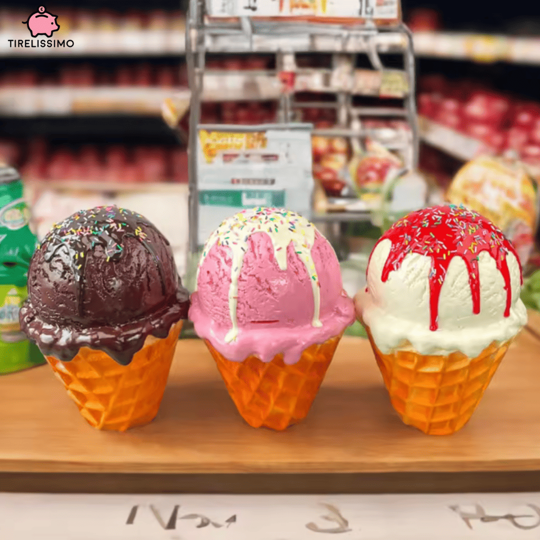 Tirelire Glace Kawaii