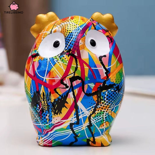 Tirelire Hibou en Céramique 