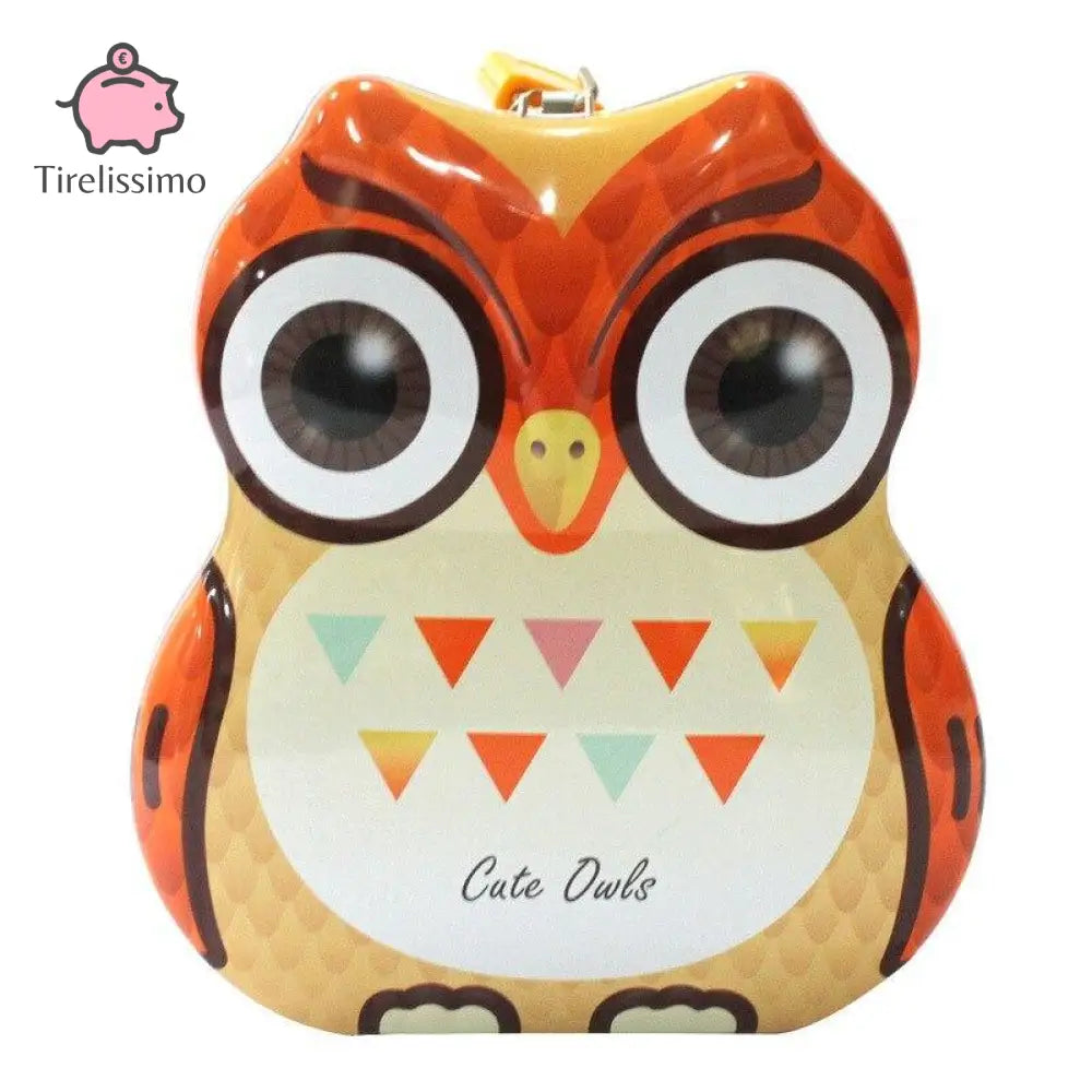 Tirelire Hibou Rose