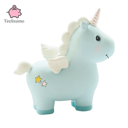 Tirelire Licorne<br/> Bleu - Tirelissimo