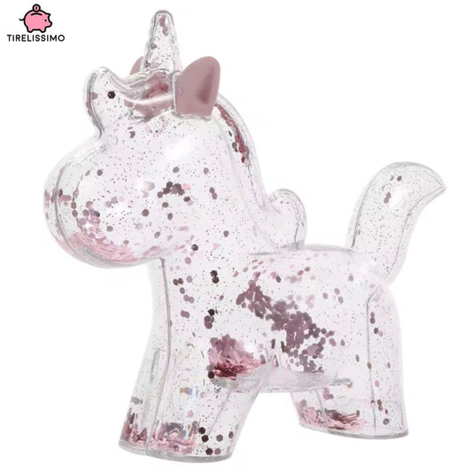 Tirelire Licorne à Paillettes