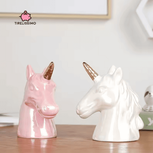 Vintage Einhorn Sparschwein