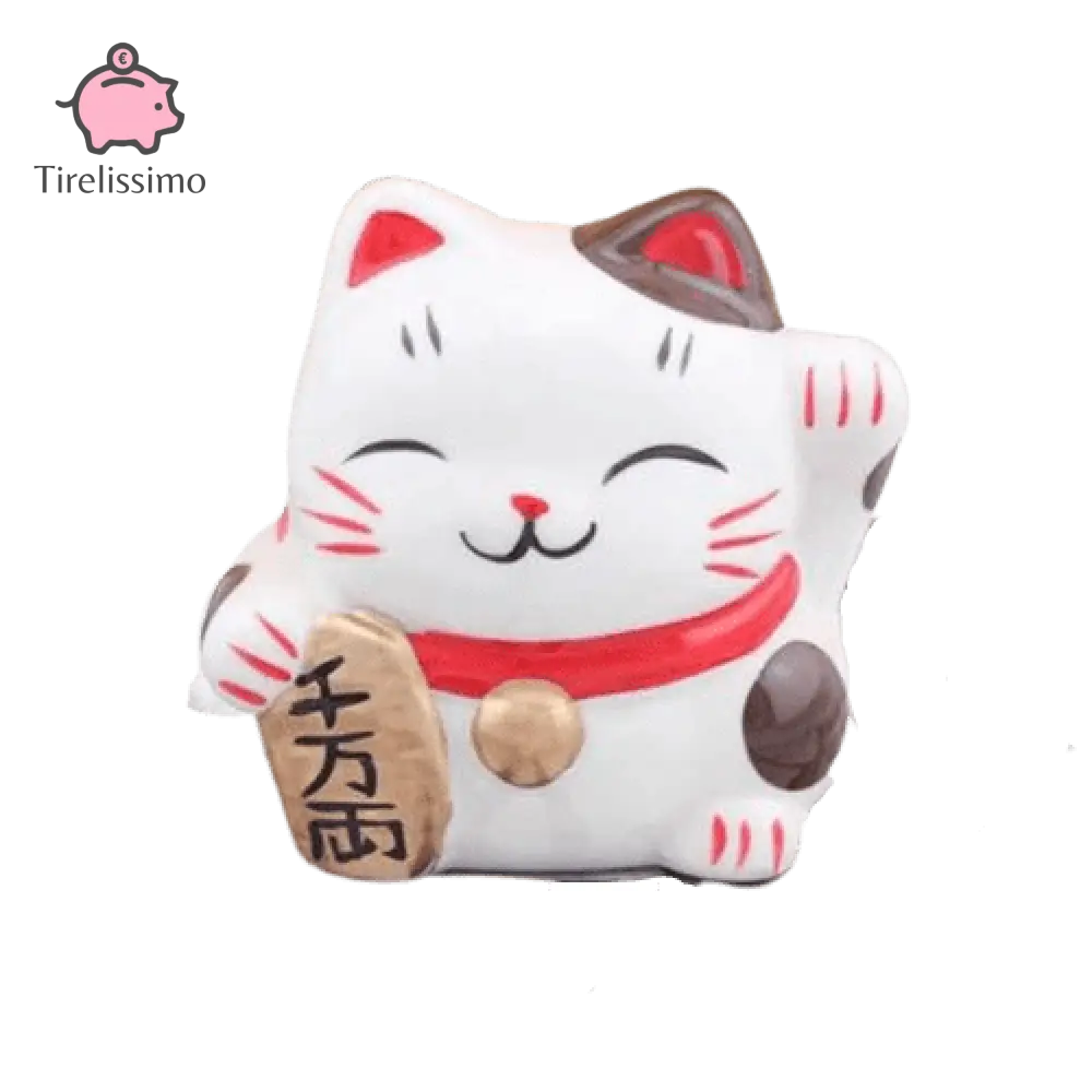 Tirelire Maneki Neko Patte Gauche Levée (Pour Plus De Clients)